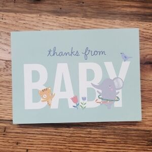 Cute Baby Thank You Card